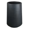 Verve Ammer Dark Grey Fibreclay Tall Circular Plant Pot (Dia)28cm -Gardens and Outdoor Stores verve ammer dark grey fibreclay tall circular plant pot dia 28cm5059340327495 02c