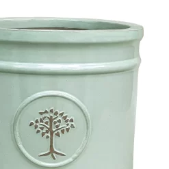 Verve Barcău Olive Ceramic Circular Plant Pot (Dia)30cm -Gardens and Outdoor Stores verve barcau olive ceramic circular plant pot dia 30cm5059340327723 36c