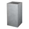 Verve Gray Square Planter (W) 31cm X (H) 80cm