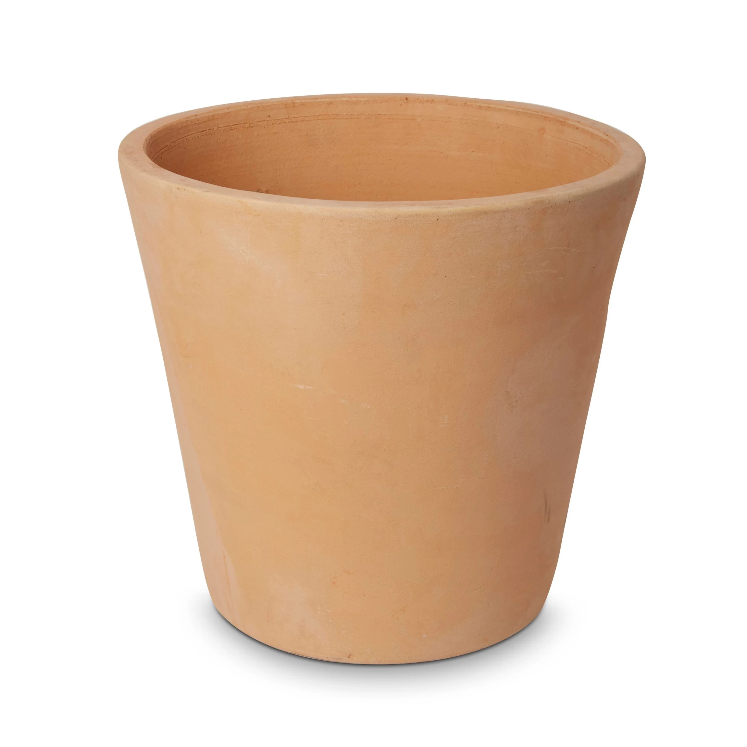 Verve Mali White Washed Terracotta Circular Plant Pot (Dia)40cm 3 Verve Mali White Washed Terracotta Circular Plant Pot (Dia)40cm