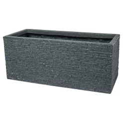 Verve Sinni Grey Rectangular Trough