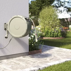 Verve Wall-mounted Auto Hose Reel Set (L)35m -Gardens and Outdoor Stores verve wall mounted auto hose reel set l 35m5059340250977 05i 1