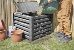 Verve Wood Effect Composter 400L -Gardens and Outdoor Stores verve wood effect composter 400l5063022039118 07i 1